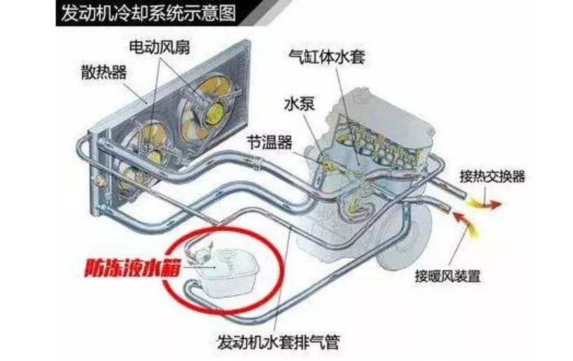 防冻液不足可以加水吗？(图1)
