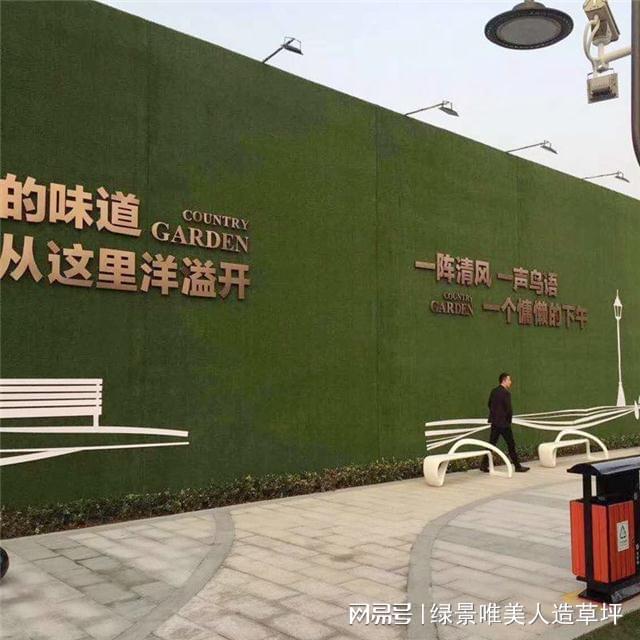 塑料围挡草坪景观草坪(图2)