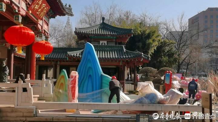 “花落花开花有期”趵突泉花灯会闭幕彩灯咋处理？_泉城新闻_大众网