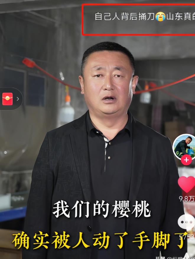 山东村书记宣传樱桃不惜扮丑吸引网友却被自己人背刺含泪道歉(图13)