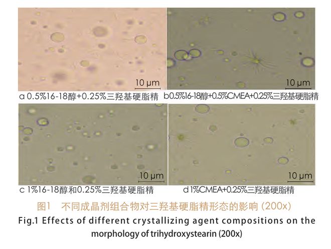 洗发水悬浮稳定新方案：探究三羟基硬脂精晶型对香波的性能影响(图1)